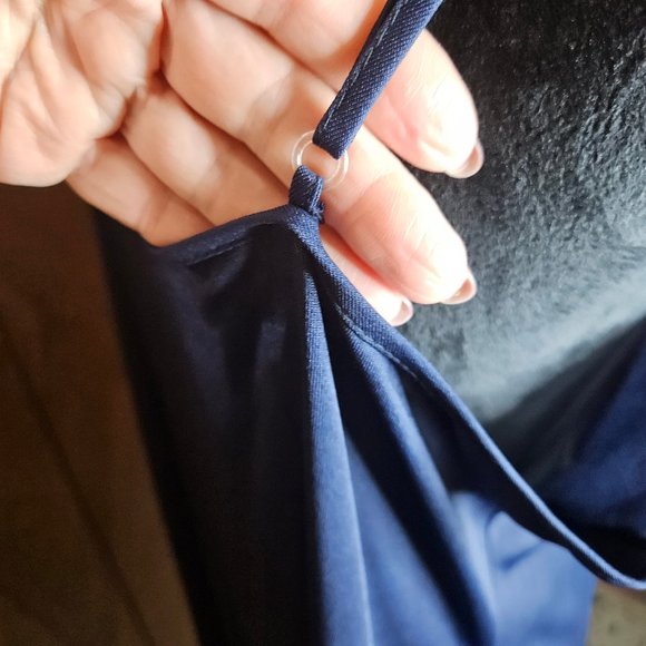 Gorgeous Dress Dark Navy by Verda Code 430101+ Gorgeous Necklace 2XL New Tag On - Picture 11 of 12